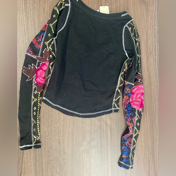 EUC Free People Amara Top Black Small - Picture 5 of 6